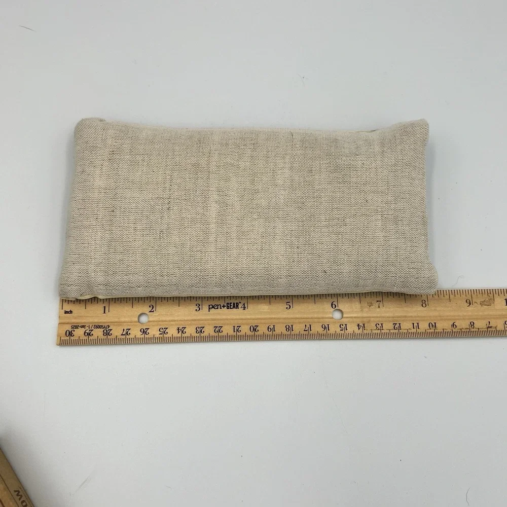 NEW! World Market Weighted Eye Pillow Lavender & Flaxseed Microwaveable